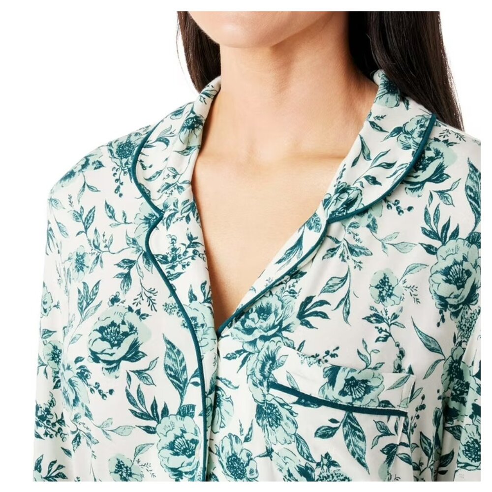 DreamMark Women's 2-Piece Notch Collar Pajama Set - NWOT - Picture 2 of 7
